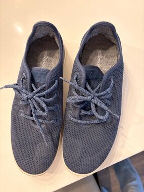 allbirds Men’s Blue Tree Runners - Slate Blue Knit Sneakers